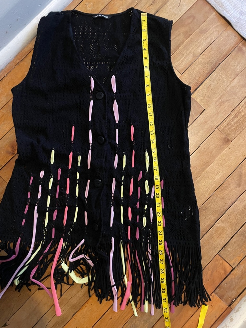 Samuel Dong Designer Vest-Size Medium - Picture 9 of 9